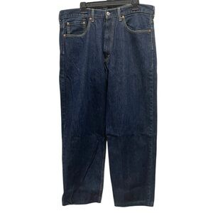 Levi’s 550 Relaxed Fit Dark Wash Jeans // 38x34